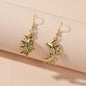 Personality Creative Irregular Metal Sun Face Asymmetric Cool Statement Earrings-0