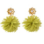 Lovely Jewellery Colorful Flower Drop Dangle Earrings Stunning Women Accessories-6