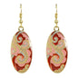 Traditional Indian Ethnic Jewellery Rhinestone Oval Dangle Bohemian Earrings-5