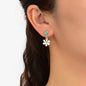 Boho Party Decoration Women Yellow White Flower Dangle Designer Jewellery Earrings-0