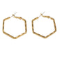 Minimalist Gold Silver Geometric Hoop Earrings Statement Ladies Accessories Gift-5