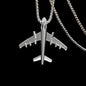 Hip Hop Style Men Jewellery Long Chain Stainless Steel Plane Pendant Necklace-0