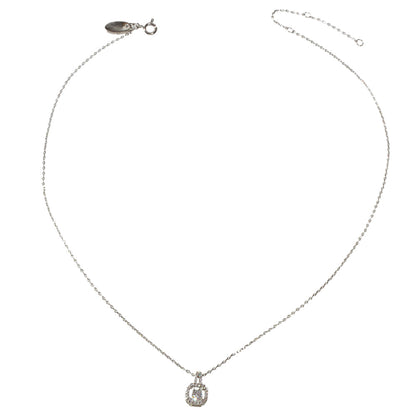 Perfect Wedding Engagement Jewellery Silver Chain Faux Zircon Square Necklace-3