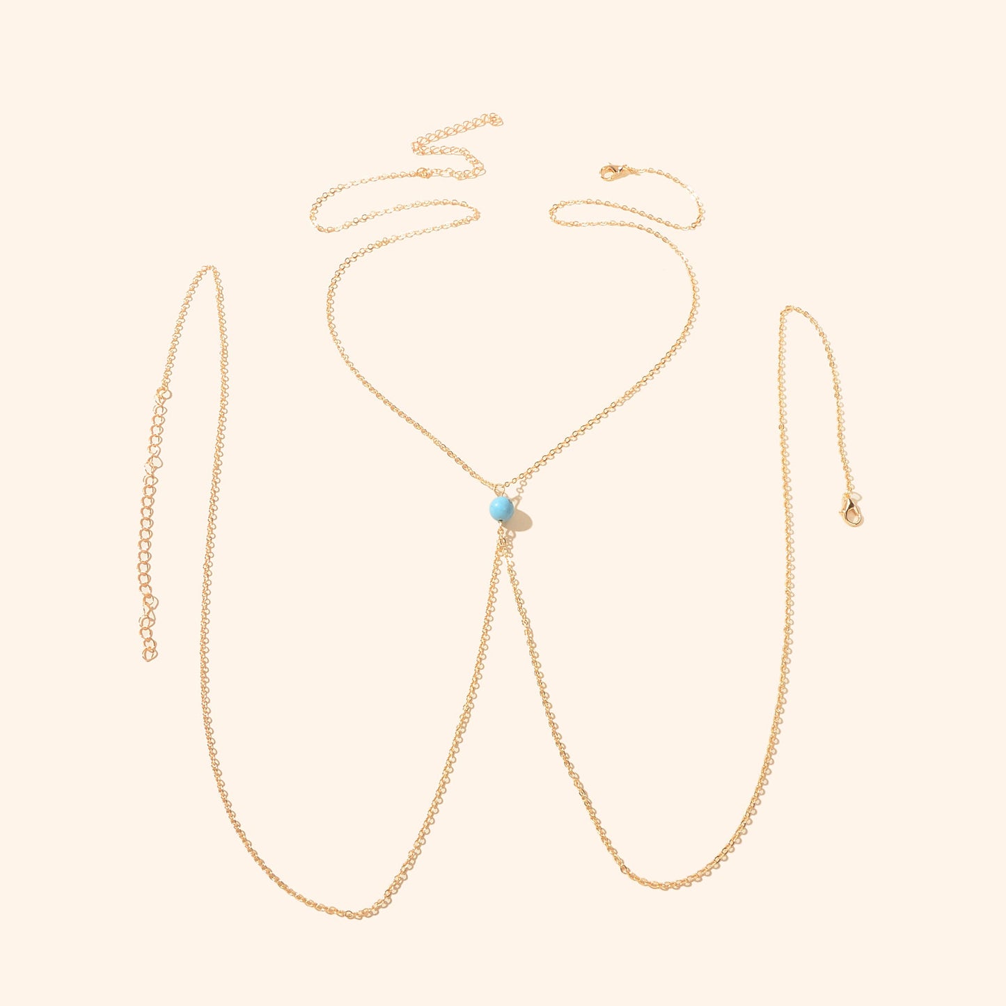 Gold Bra Body Chain Bikini Harness Necklace Body Jewellery Beach Accessories-1