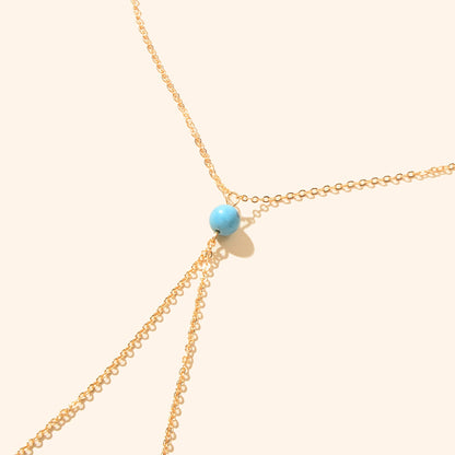 Gold Bra Body Chain Bikini Harness Necklace Body Jewellery Beach Accessories-2