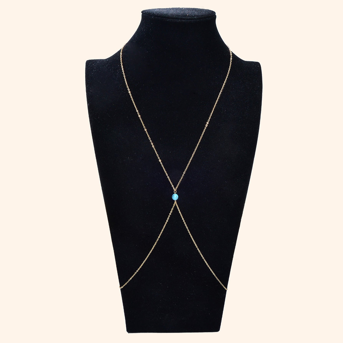 Gold Bra Body Chain Bikini Harness Necklace Body Jewellery Beach Accessories-4