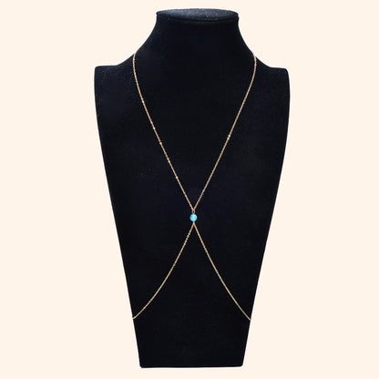 Gold Bra Body Chain Bikini Harness Necklace Body Jewellery Beach Accessories-4