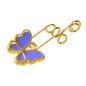 1 pc Piercing Nose Bone Studs Colorful Enamel Butterfly Nose Ring Faux Lip Ear-3