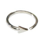 Statement Minimalist Jewellery Black Gold Silver Arrow Punk Finger Knuckle Rings-6