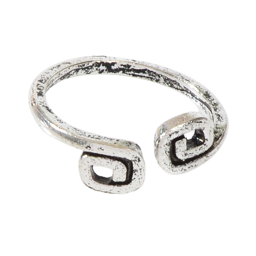 1pc American Ethnic Antique Silver Geometric Toe Ring Finger Foot Jewellery Gift-4