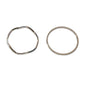 2 pcs Gold Silver Metal Multiple Minimalist Stackable Knuckle Midi Rings Set-5