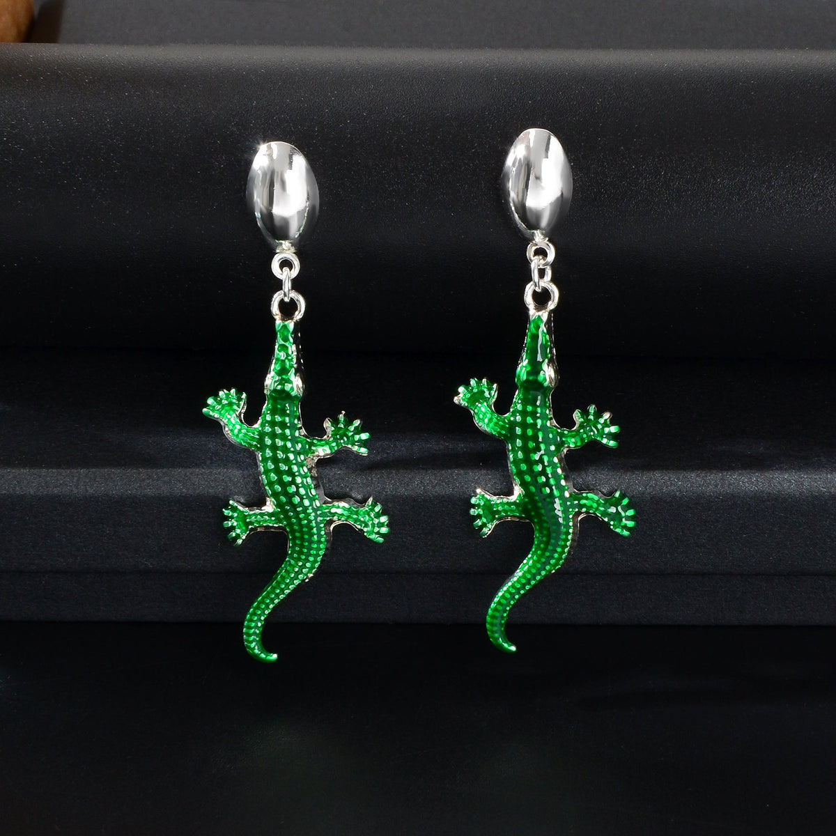New Design Creative Animal Accessories Crocodile Dangle Earrings Daily Night out Pub Jewelry-4