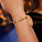 Elegant High Quality Multicolour Rhinestone Decor Bracelet Anniversary Party Prom Jewelry-1