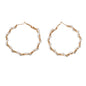 Bohemian Jewellery Seed Beads Decor Handmade Big Hoop Earrings Tribal Ethnic-5