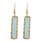 Fashion Jewellery Pink Acrylic Square Drop Earrings Wholesale Price Accessories-5